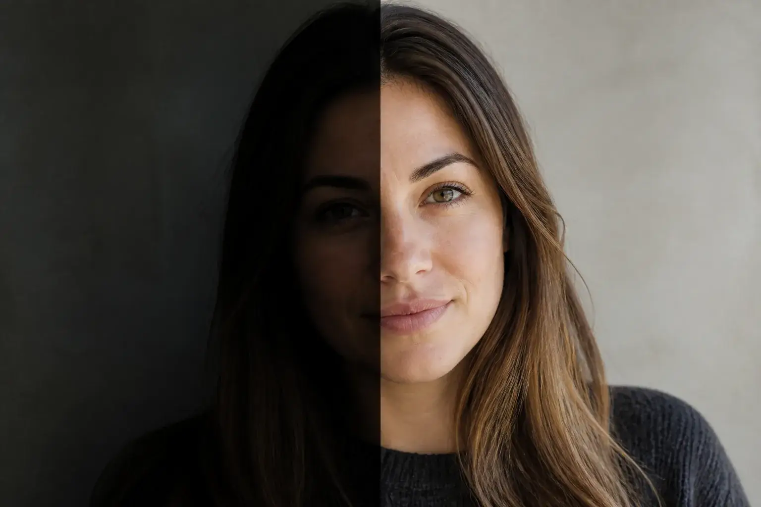 Another example of an underexposed portrait naturally brightened