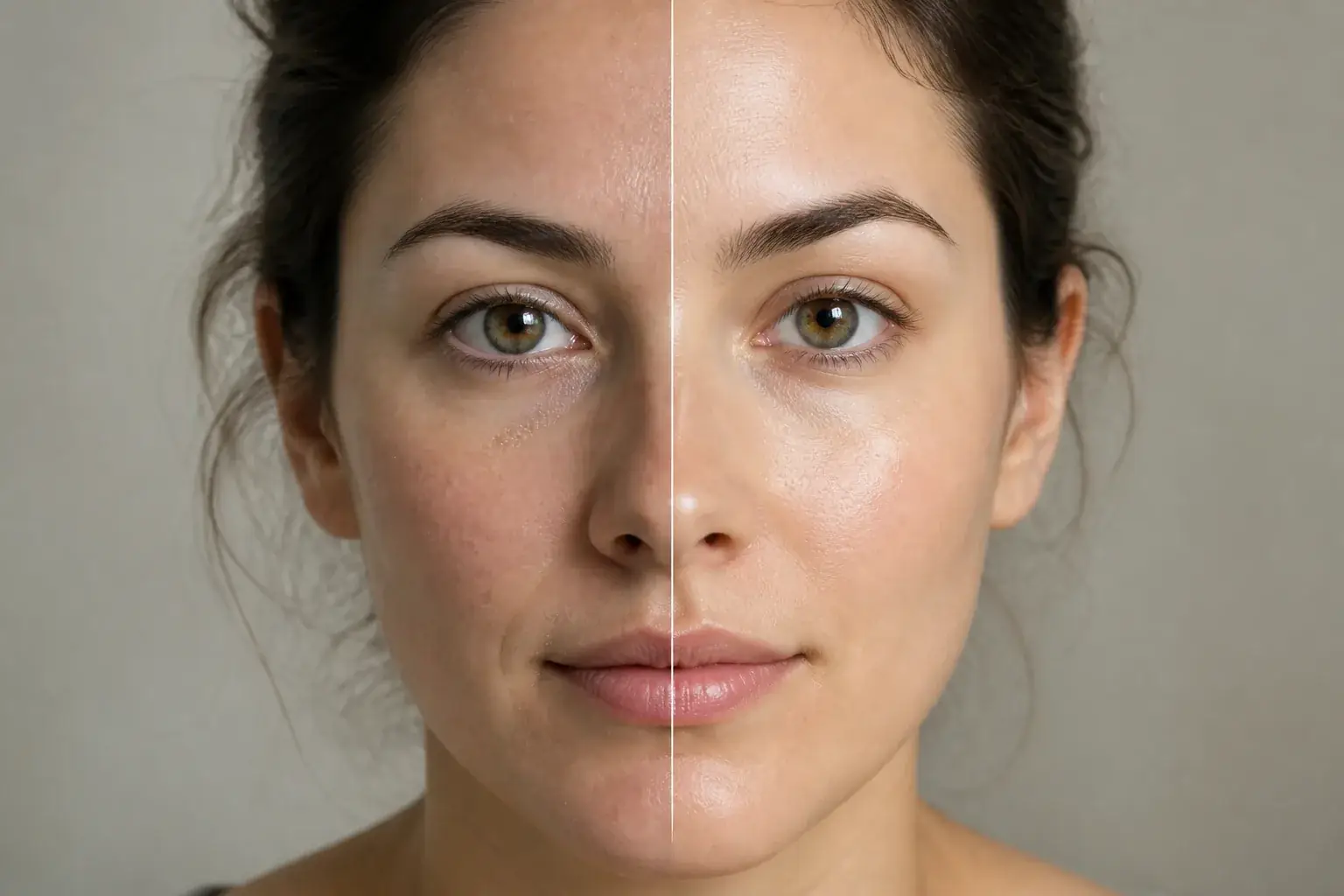 Another example of natural skin detail restored