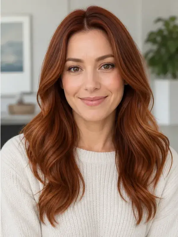Coloured hair before and after preview