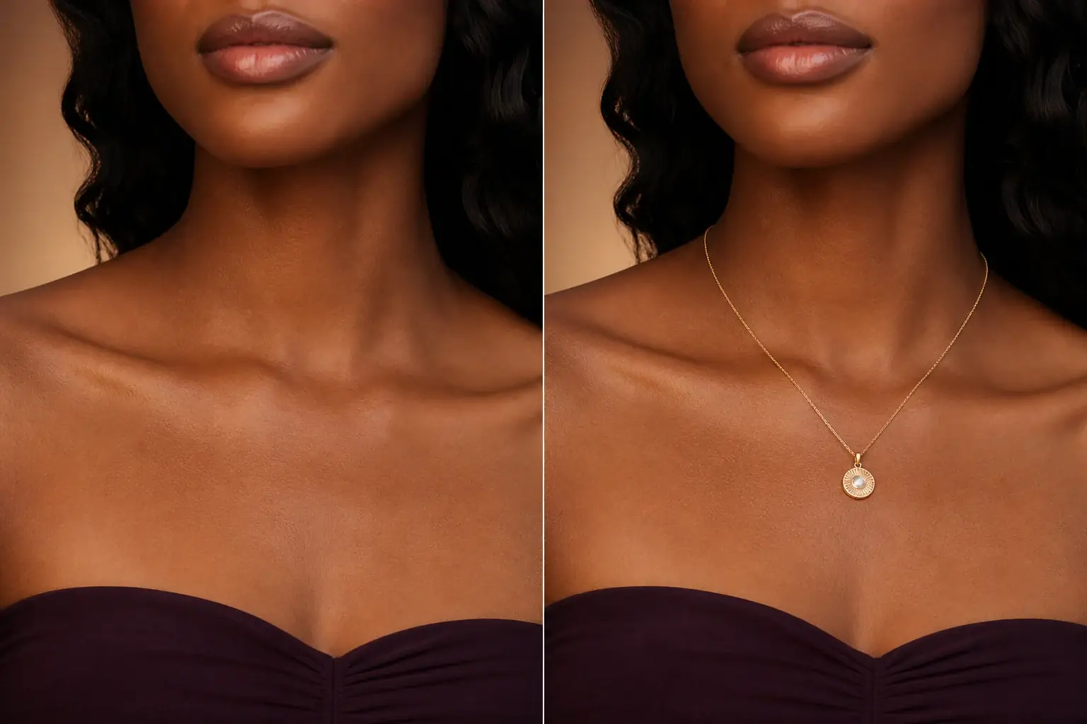 Necklaces before and after preview 2